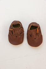 Mouflette leather bambi brown shoes