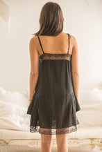 mamapapa - lace slip dress short