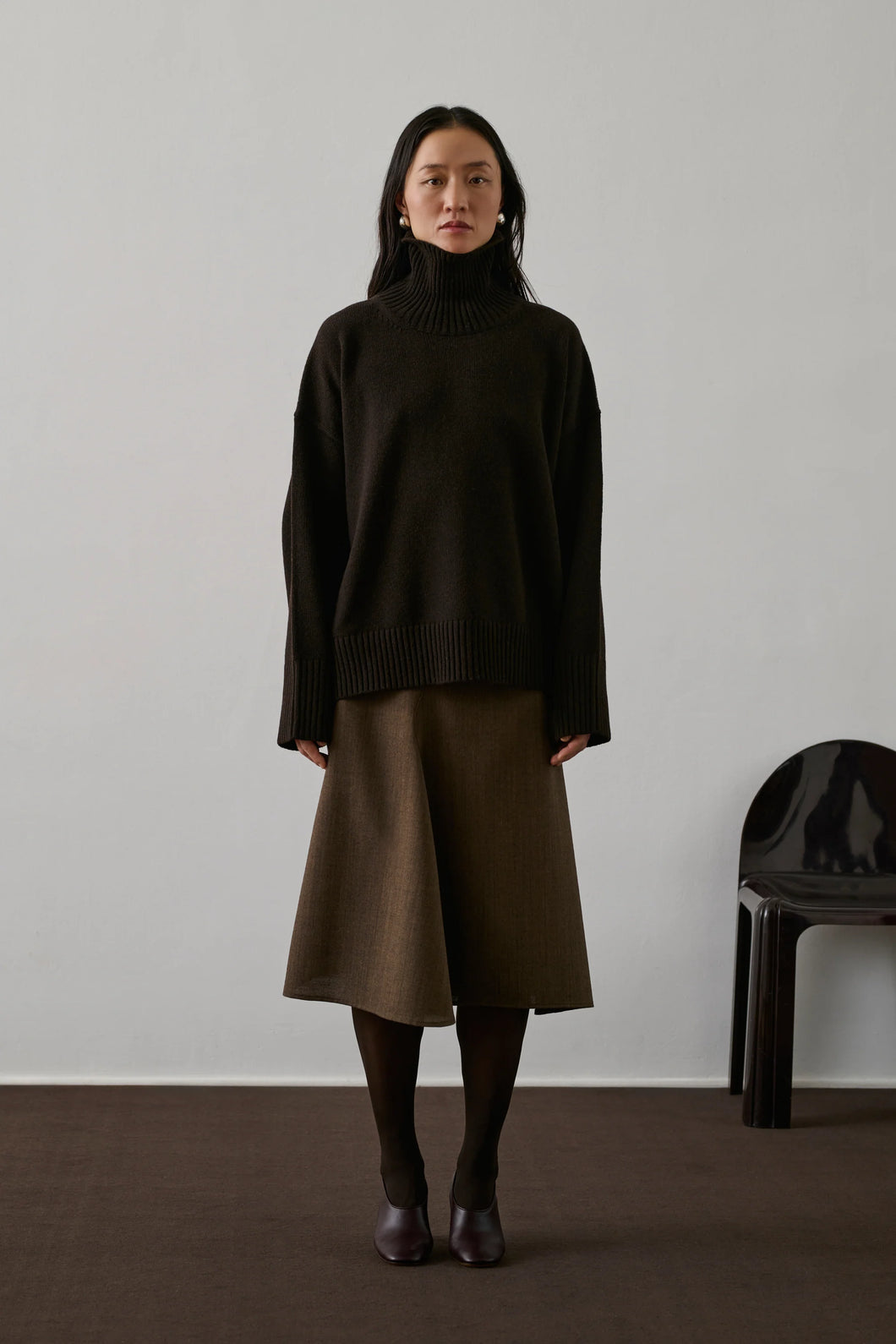 Soeur - William chocolate turtleneck