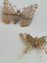 Butterfly gold sparkle medium