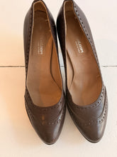 Leather Choco heels