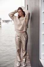 Louizon- Beige knitted knot sweater