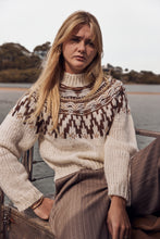 The Korner- Earthy cream knit jumper