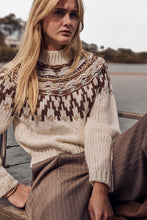 The Korner- Earthy cream knit jumper