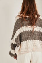 mamapapa stripe Cardigan