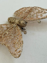 Butterfly gold sparkle medium