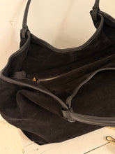 Suede large bag
