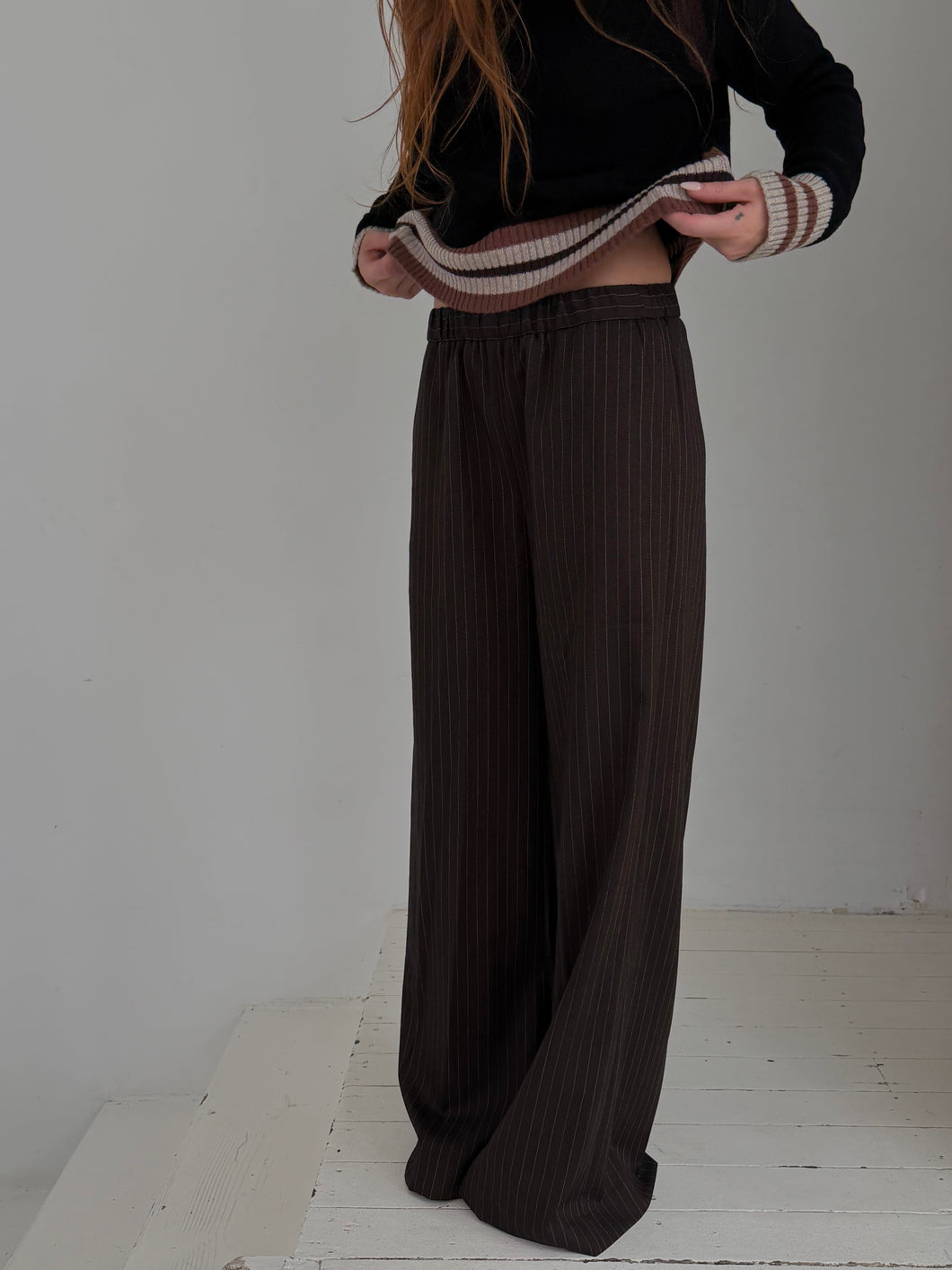 Diega - Portorico chocolate trousers