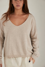 mamapapa David  fine Vneck sweater