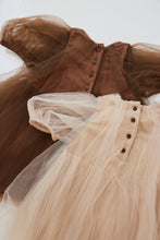 Tutu brown dress