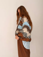 Stripe thick earthy cardigan