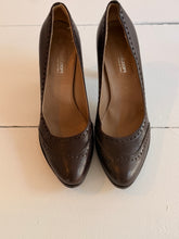 Leather Choco heels