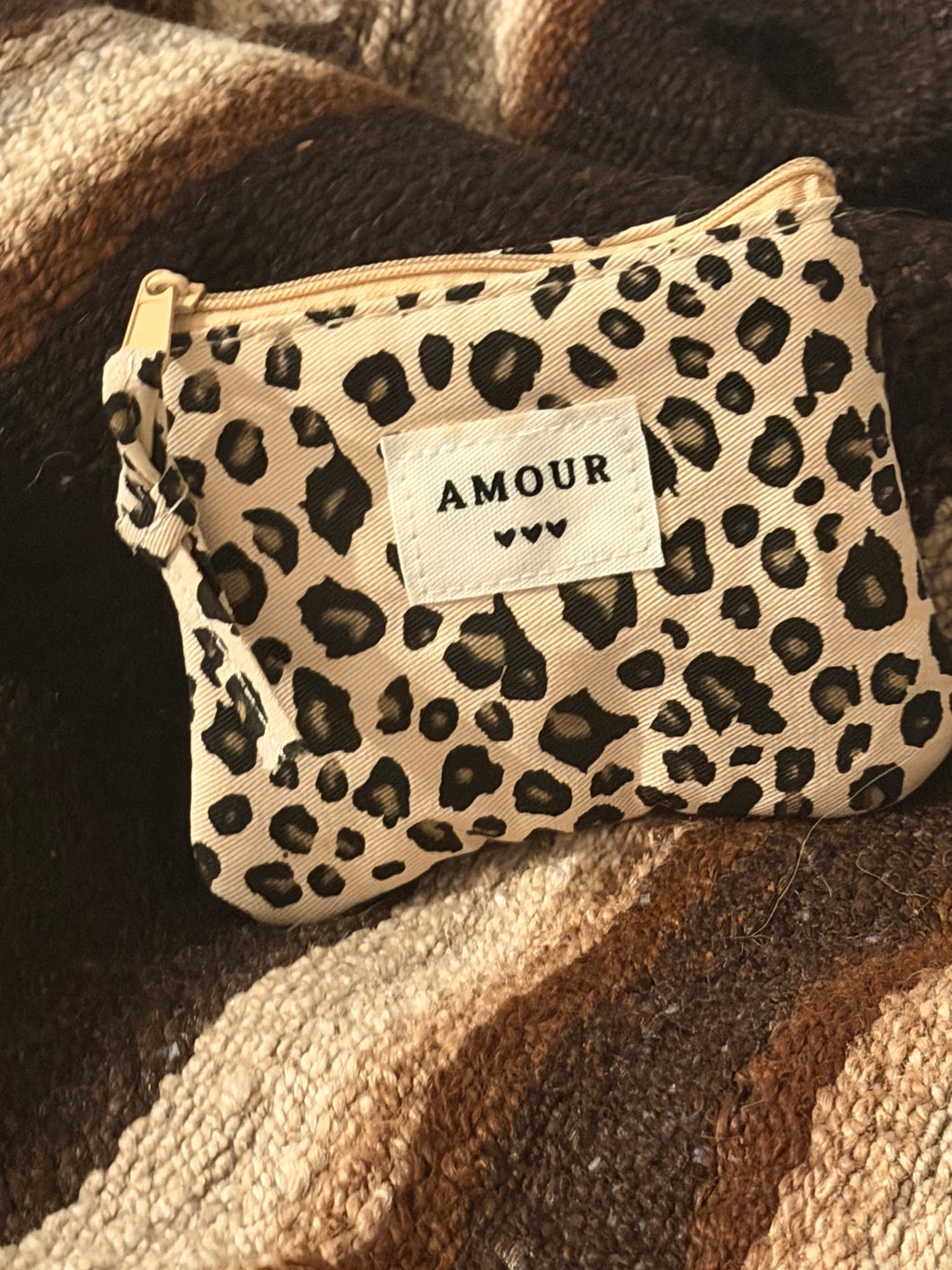Leopard Pouches