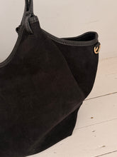 Suede large bag
