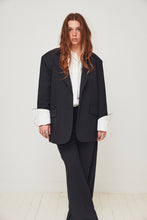 Pinstripe jacket and pant