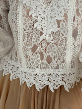 MM lace  blouse white