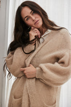 Mamapapa - Buena Mohair beige Long cardigan
