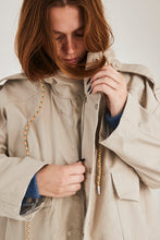 mamapapa Noe short trench coat