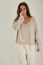 mamapapa David  fine Vneck sweater