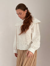 MM Broderie blouse White