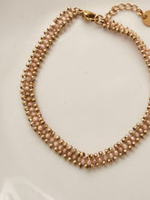 Beaded pale pink bracelet