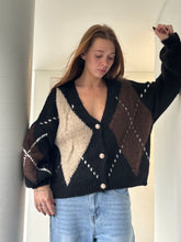 mamapapa - Brie argyle cardigan