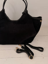 Suede large bag