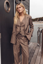 Attentif pinstripe suit pants