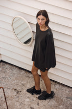 mamapapa - paris leather black dress