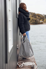 Laurence Bras- Large striped carry bag