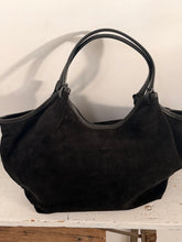 Suede large bag
