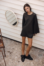 mamapapa - paris leather black dress