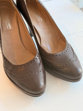 Leather Choco heels