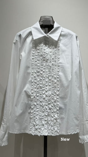 Frill shirt front shirt