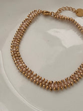 Beaded pale pink bracelet