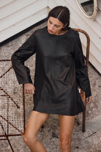 mamapapa - paris leather black dress