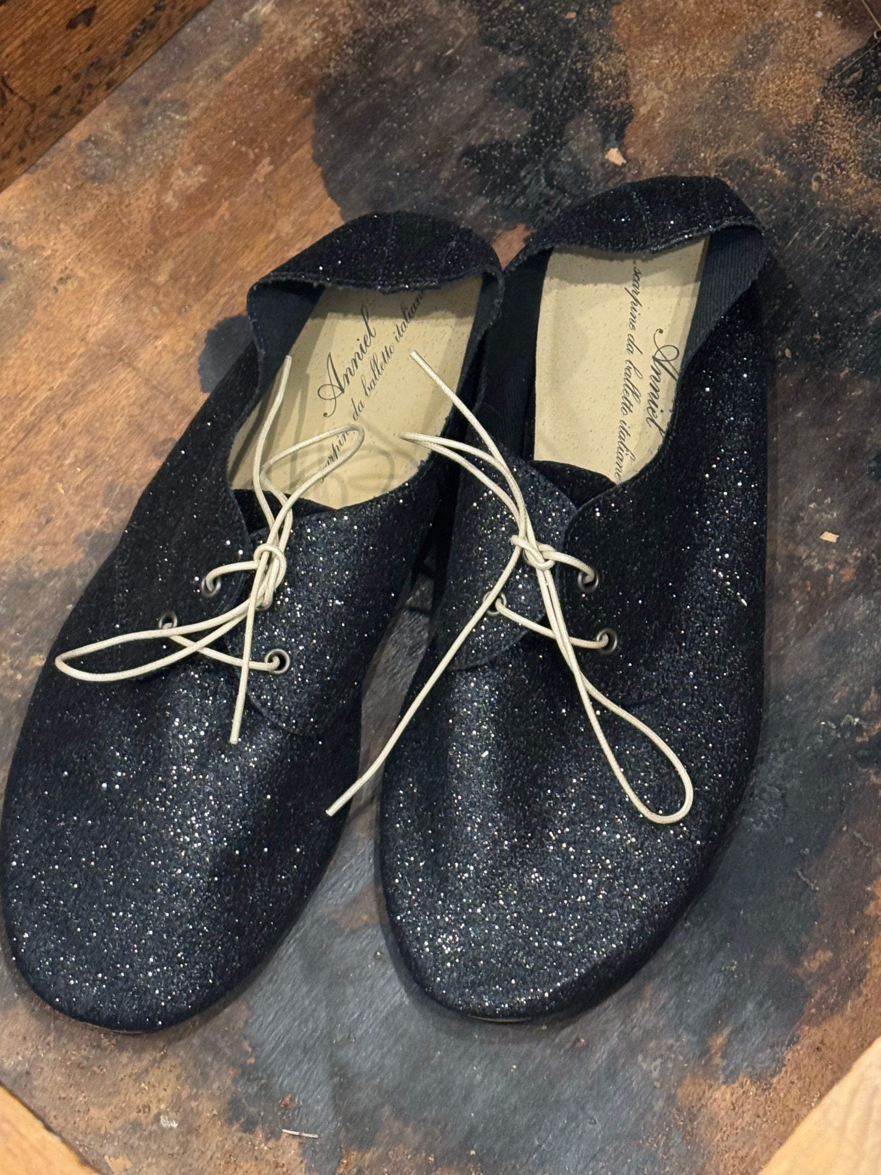 Chaussures Ballerines Outlet Anniel Scarpe Ballerines Cuir Lame