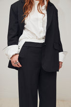 Pinstripe jacket and pant