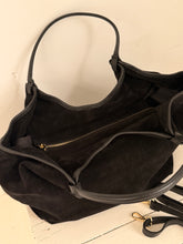 Suede large bag