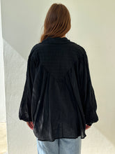 Almond black blouse