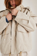 mamapapa Noe short trench coat