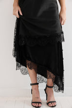 mamapapa - Velvet black skirt