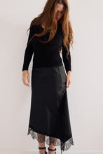mamapapa - Velvet black skirt