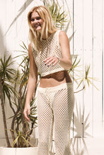 mamapapa - crochet cream top and pant