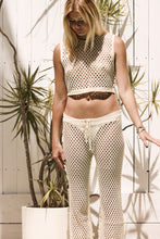 mamapapa - crochet cream top and pant
