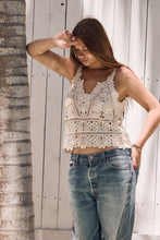 mamapapa - crochet cream singlet