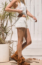 mamapapa - cotton and crochet short