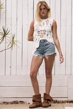 mamapapa - crochet sleeveless  top