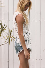 mamapapa - crochet sleeveless  top