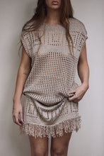 Mamapapa Rose gold fringe dress